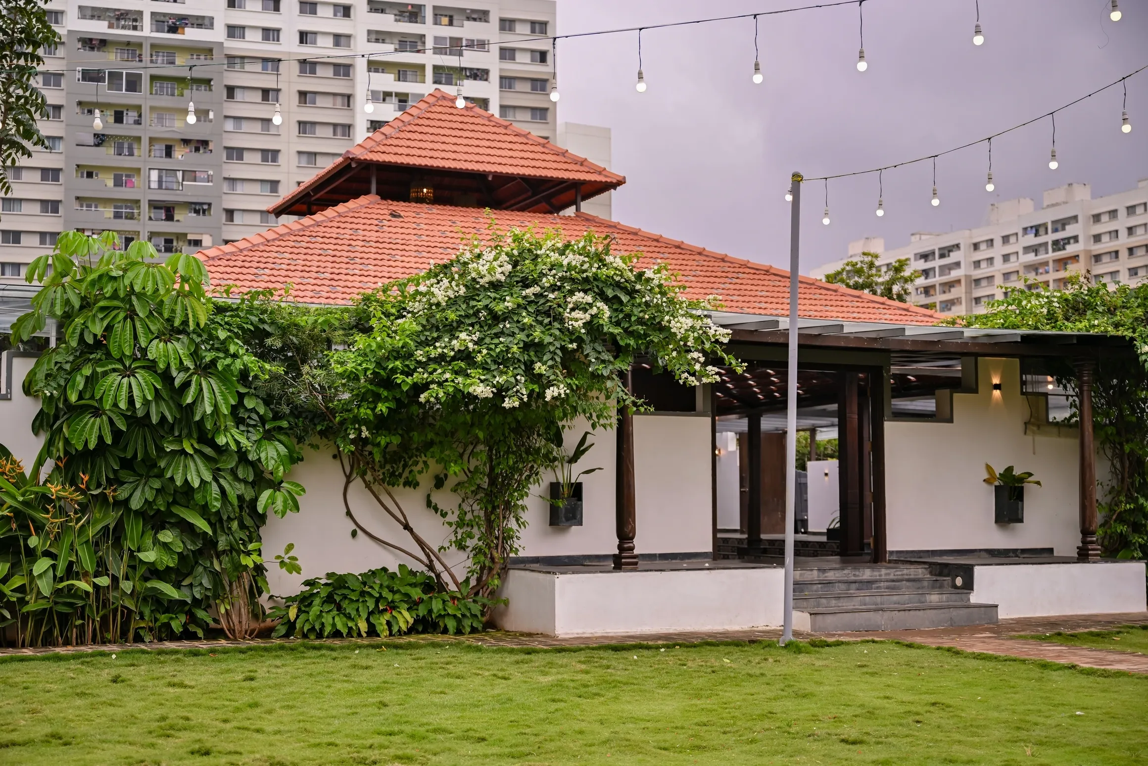 lily pond wedding venue exterior - east bangalore