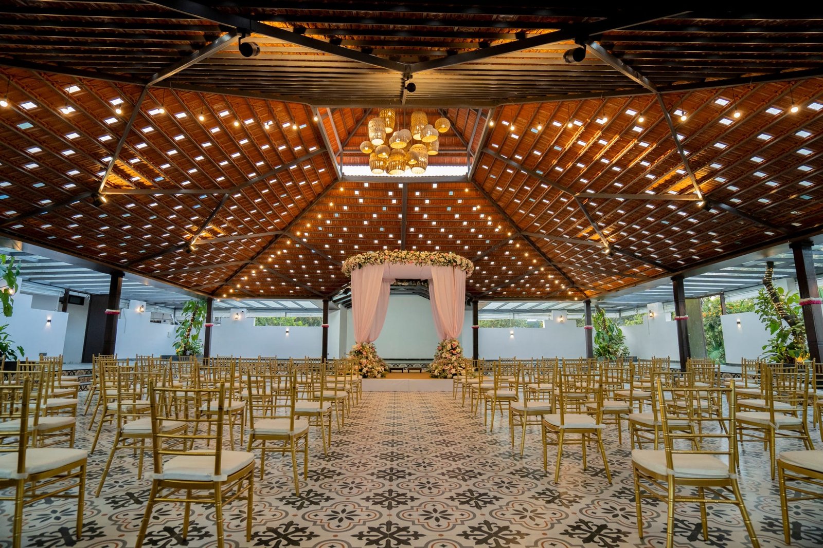Traditional wedding hall ceremony in Bangalore